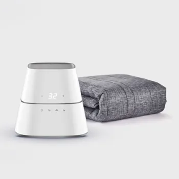 Lonmon N1912 Grey Electric Blanket with Heated Water Mattress Pad