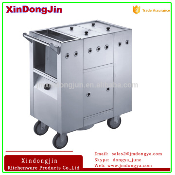 CC-4 Gas-fried stainless steel congee cart,porrige service trolley,Gruel mobile-selling cart