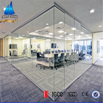 10mm 12mm Frosted Design Tempered Office Partition Glass