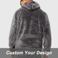 Partihandel herrgrå hoodie