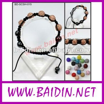 Fashion shamballa bracelet beads