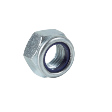 DIN985 Porcas de inserção de nylon Porca de aço carbono