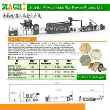 Nutrition powder/ baby rice powder making machine