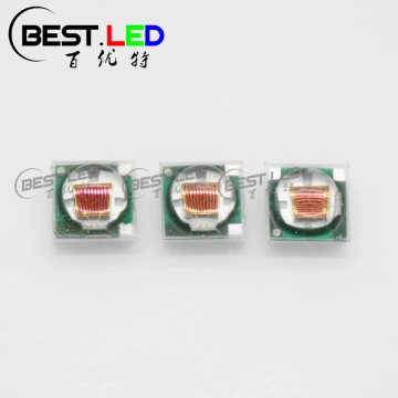 Red High Power LED Red Dome Lens SMD LED with size of 3.5x3.5mm