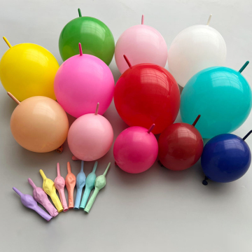 Stylish Latex Balloons: 6 Inch and 10 Inch Tail Link Balloons for Party Decorations