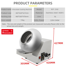 Snackmaschinen Schokoladenzuckerbeschichtung Poliermaschine