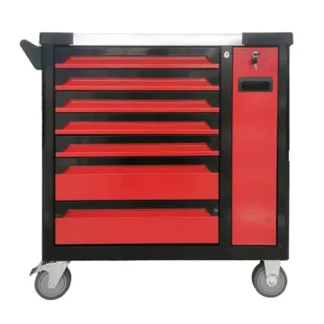 High Quality Wheeled 8 Drawers Rolling Tool Chest