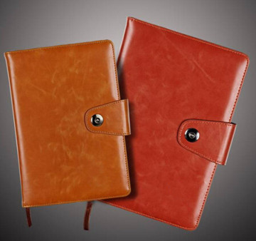 Customized Genuine Leather Working Planners