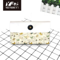 Custom retro label style PU leather handbag cosmetic bag pencil case&bag multifunctional bag