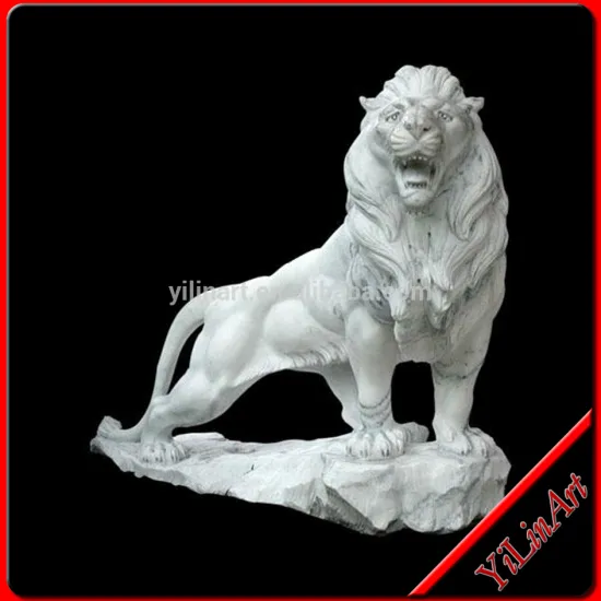 Marble Statues Lion Of Stone Decoration (YL-D029)