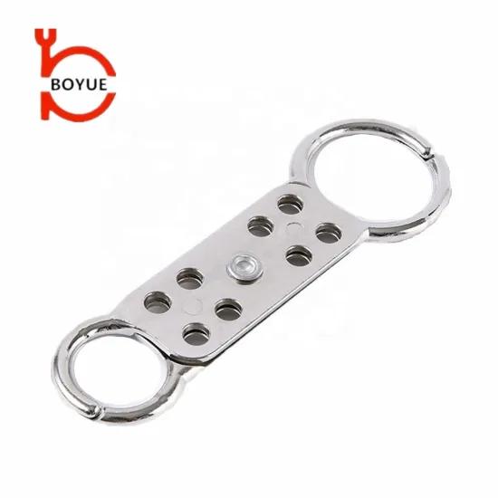 China Factory Aluminum Double-End Shackle Locks: 25mm & 38mm Hasp Lockout