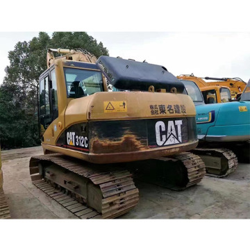 การขายร้อนที่ใช้แล้ว Cat 312C Excavator ในสภาพการทำงานที่ดีสำหรับการก่อสร้าง
