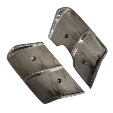 Diffusore posteriore in fibra di carbonio in stile top in stile e kit per il corpo a labbra per BMW I8 (2014-2018)