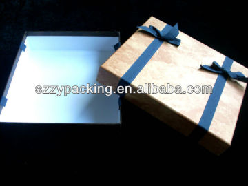 brown recycled gift boxes