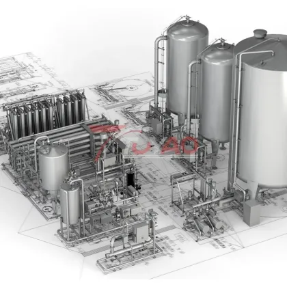 Automatic Water Treatment Machinery for Water Bottling Lines