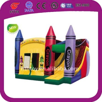 Crayon Playgrond inflatable castle bouncy castle toy /inflatable jumping castle