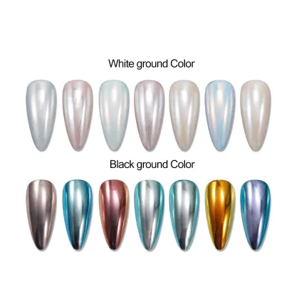 Customizable Moonlight Chrome Powder Nail Pigment for OEM & OD Nail Art Supplies