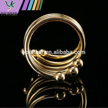 Latest Wedding decoration customized alloy napkin ring