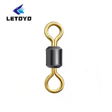 LETOYO High Test Speed Double Color Swivel for Freshwater Lure Fishing