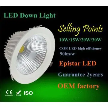 8inch 30W LED down light , led flashlighting