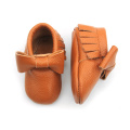 leather moccasins Wholesales Leather Baby Girl Shoes Moccasins Manufactory