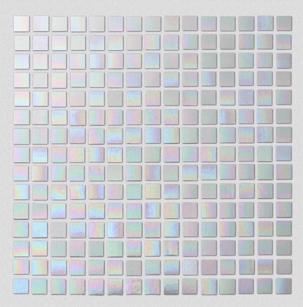 Rainbow colored glass mosaic tiles for wall decoration