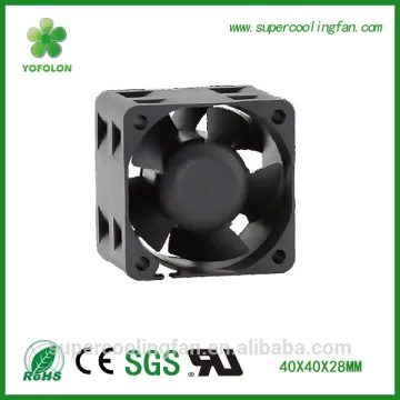40x40x28mm 12V DC Fan Cabinet high rpm dc axial cooling fan