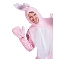 Adult Funny pink rabbit jumpsuit