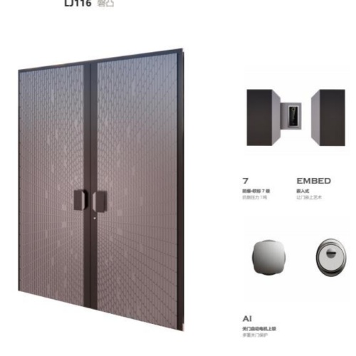 Image showcasing High End Apartment House Armored Front Main Gate, High Quality High End ...