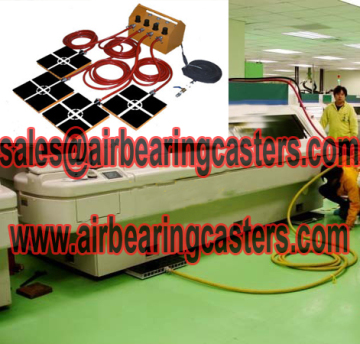 Air bearing casters advantages