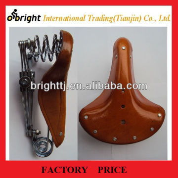 old style bike seat, real cow leather material,high quality