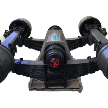 Single Point Suspension Bogie 24T 32T Tandem Trailer Axle