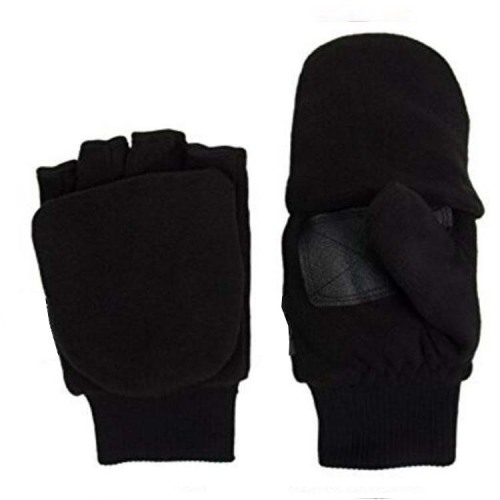 3M Fleece Convertible Fingerless Gloves Mittens Women Kids