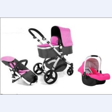 Light Luxury Baby Jogging Strollers 3 In 1 For Kids , Three Wheels