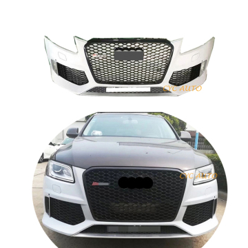 Bumper depan bahan RSQ5 PP berkualiti tinggi untuk Audi Q5 SQ5 8R LCI 2013-2015
