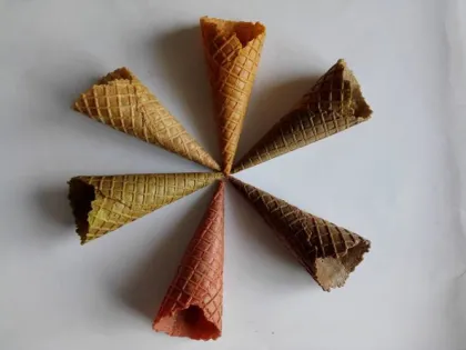 Brown sugar crispy cone