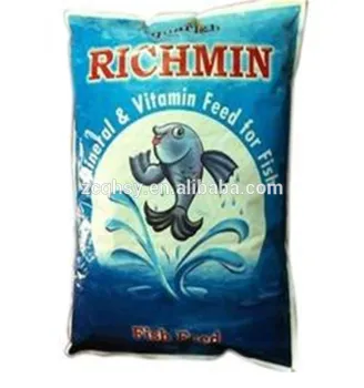 Aquaculture feed packaging bag fish feed packaging pp woven bag for sale