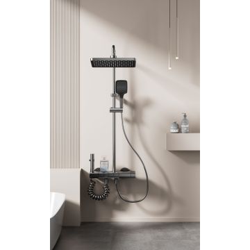 Modern Four Functions Rainfall Shower Complete Shower Set