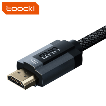TOOCKI HDMI haute vitesse 3d 8k 60Hz Ultra HD 2.1 Câble masculin à mâle