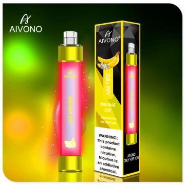 Authentic Aivono AIM Fire LED 일회용 vape 펜