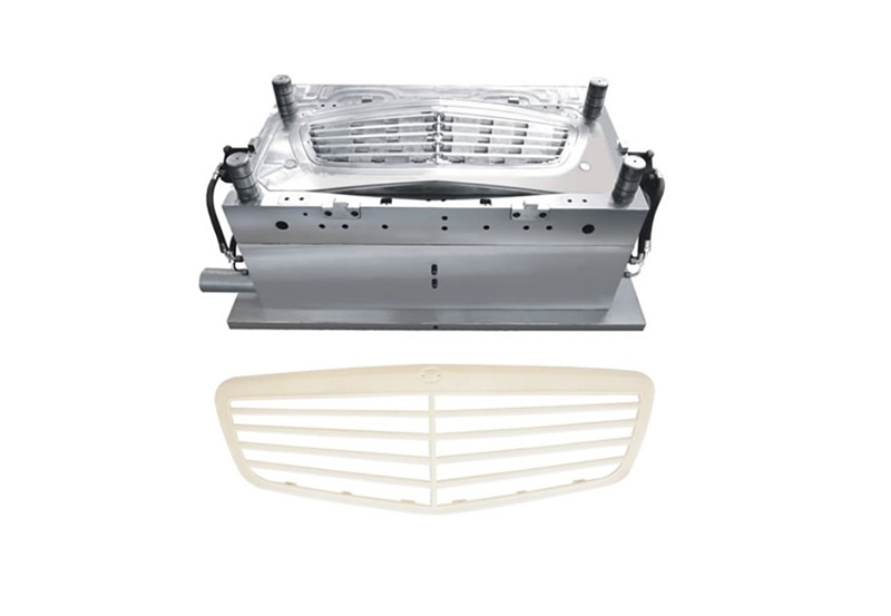 Plastic car front grille injection moulds