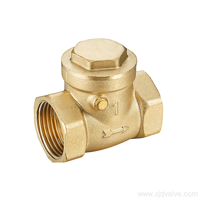 Brass horizontal check valve