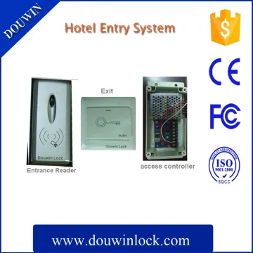 Hotel entry rfid access control door lock for public door lock System