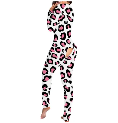 Women's Christmas Onesie Pajamas with Butt Flap