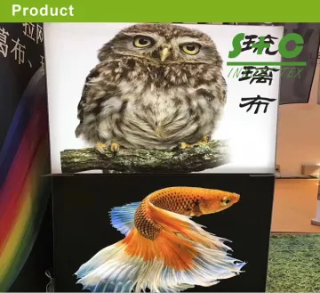 backlit SEG fabric printing for frameless lightboxes
