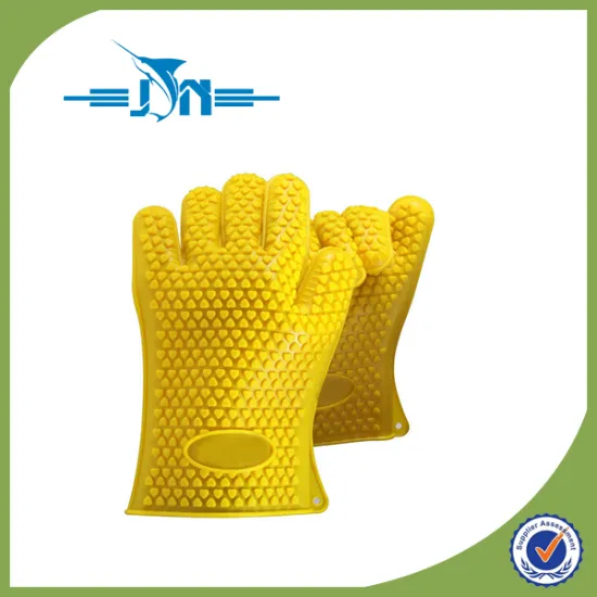 Professional Silicone Heat Resistant Grilling BBQ Gloves for Cooking for wholesales