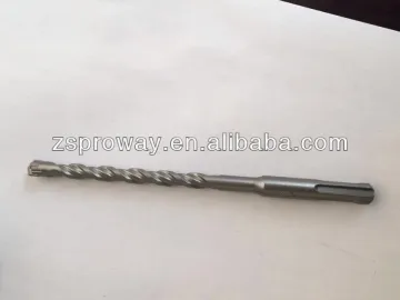 SDS Plus Hammer Drill Bit, cross cutter double flute, high quality