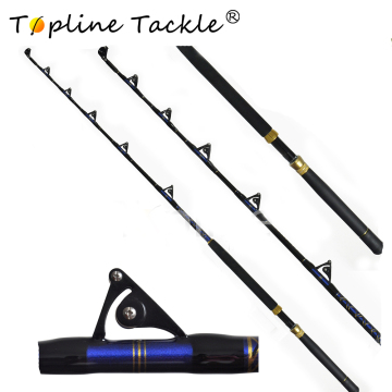 Wholesale mini fiberglass transparent fishing rod boat fishing rod vara de pescar