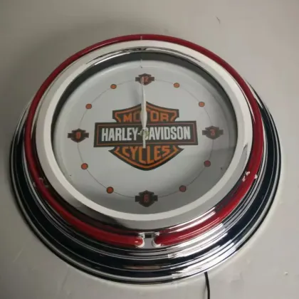 Tower Shape Neon Clock: 15" or 17