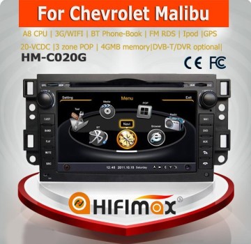 Hifimax in dash dvd gps chevrolet malibu/car gps navigation for chevrolet malibu